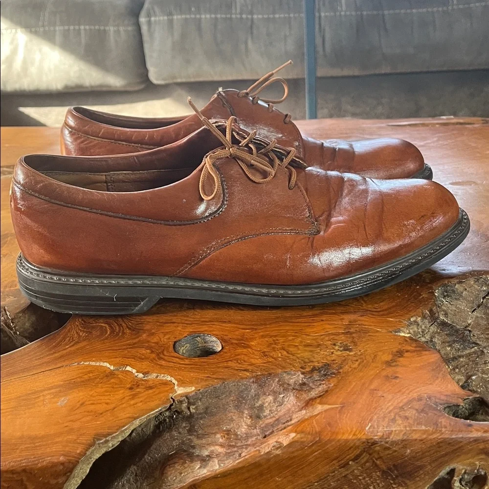 Sperry Men's Brown Leather Lace Up Dress Shoes size 10